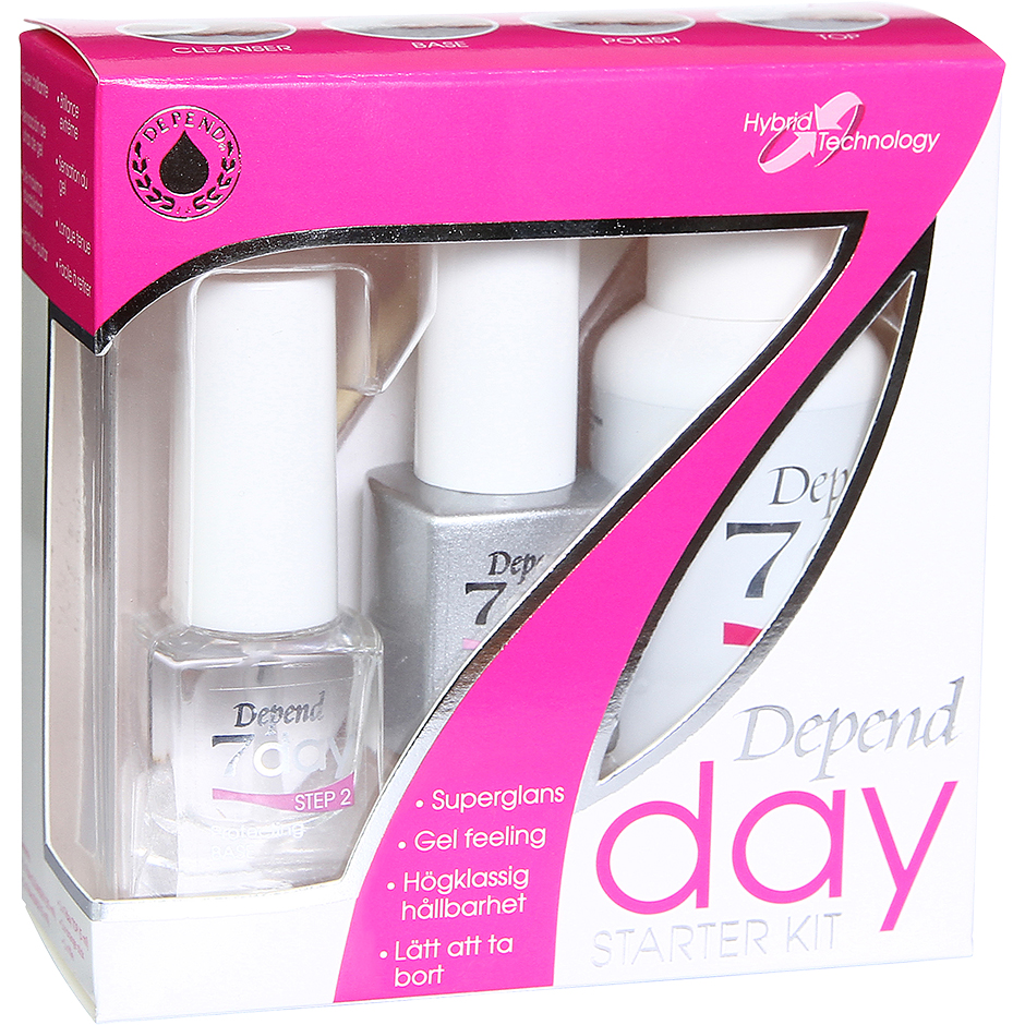 Depend 7Day Starter Kit, 5 Pieces Depend Nagelvård