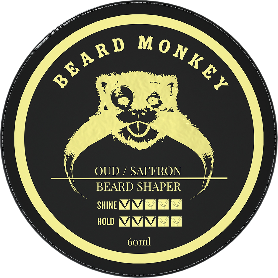 Oud & Saffron Beard Shaper, 60 ml Beard Monkey Skäggolja & Skäggvax