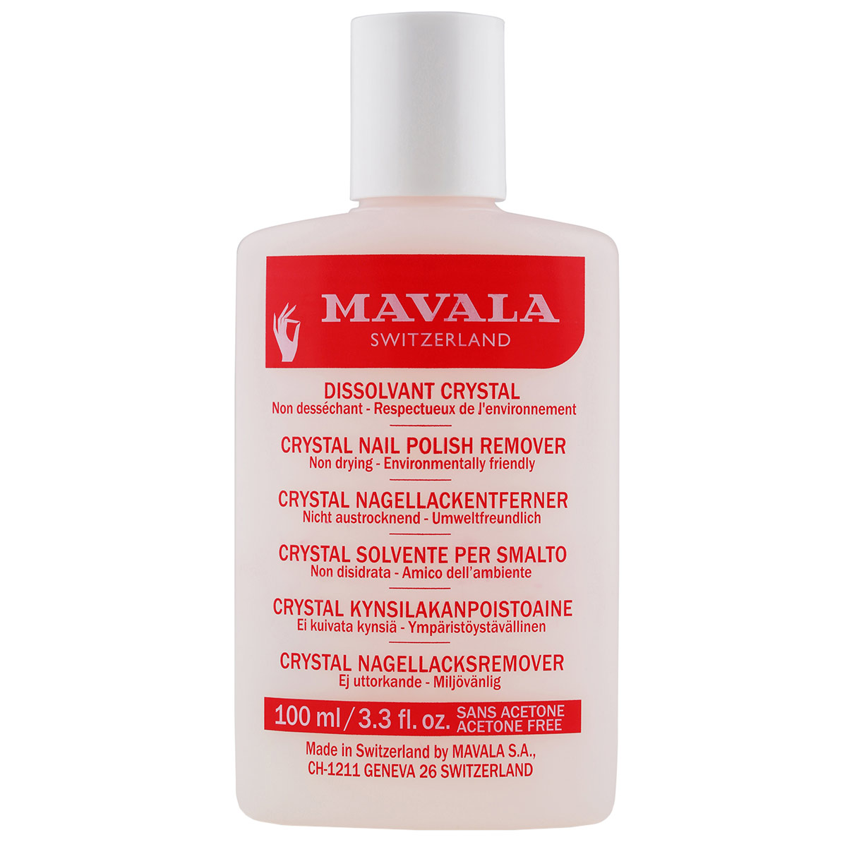 Crystal Nail Polish Remover 100 ml Mavala Nagellacksborttagning