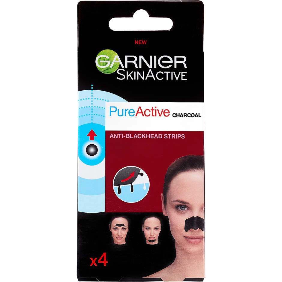 Skin Active Pure Active Anti-blackhead strips, 4 st Garnier Ansiktsrengöring