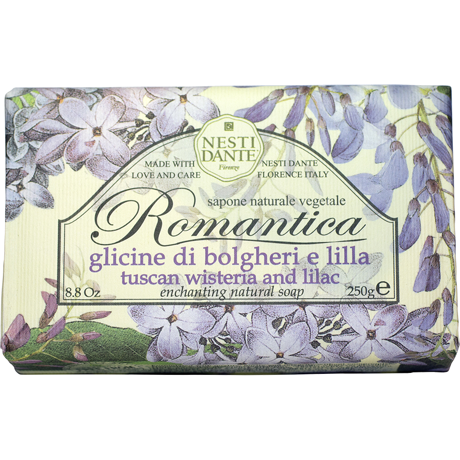 Romantica Tuscan Wisteria & Lilac, 250 g Nesti Dante Handtvål