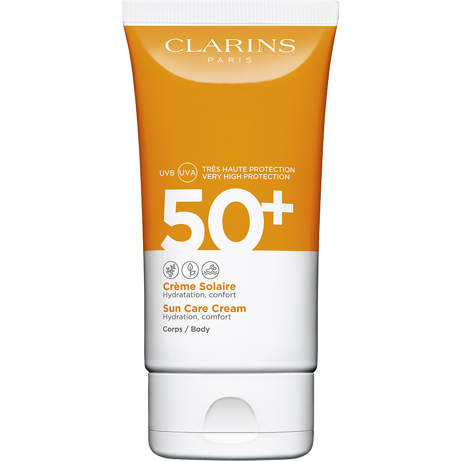 Köp Clarins Sun Care Cream For Body SPF50, SPF50 150 ml Clarins Solskydd fraktfritt