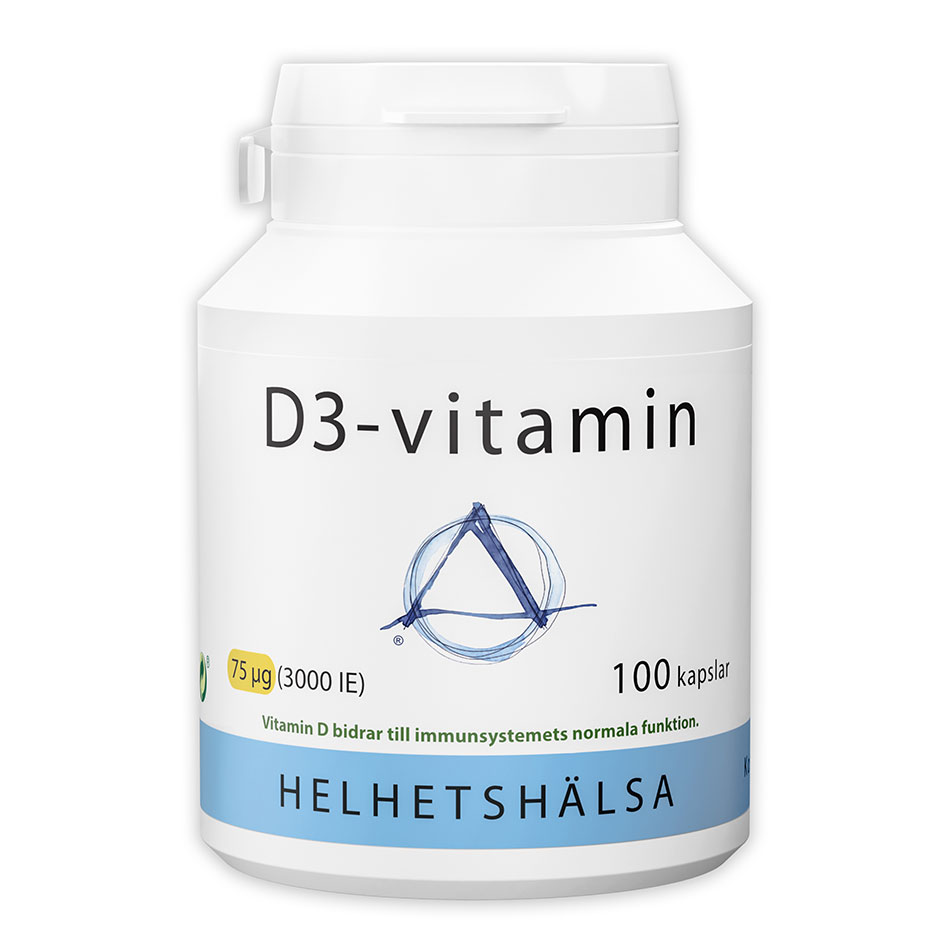D3-vitamin 75 µg,  Helhetshälsa Kosttillskott & Vitaminer
