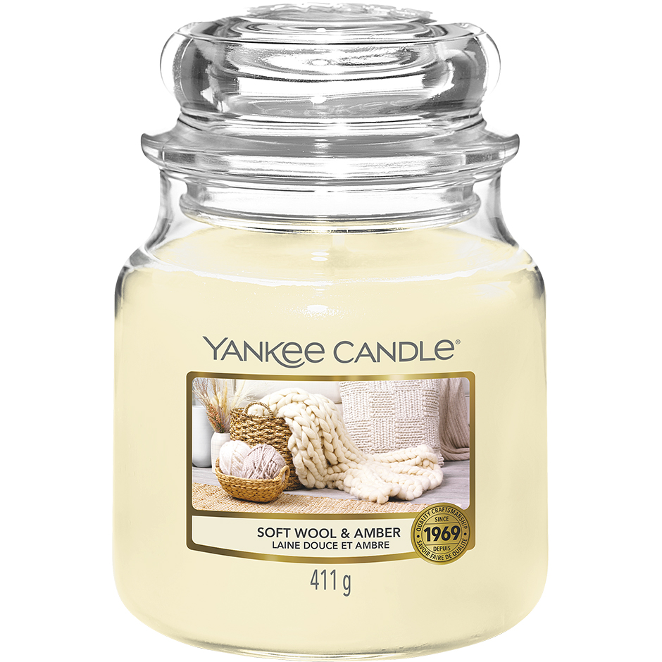 Classic Soft Wool & Amber  Yankee Candle Doftljus