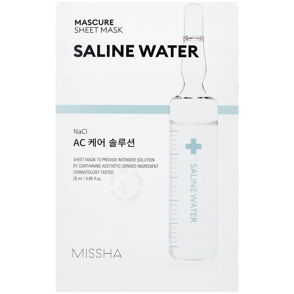 Mascure Ac Care Solution Sheet Mask, 27 ml MISSHA K Beauty Masker
