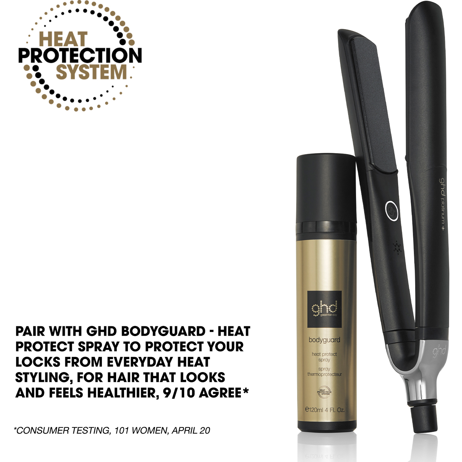 Platinum + Hair Straightener