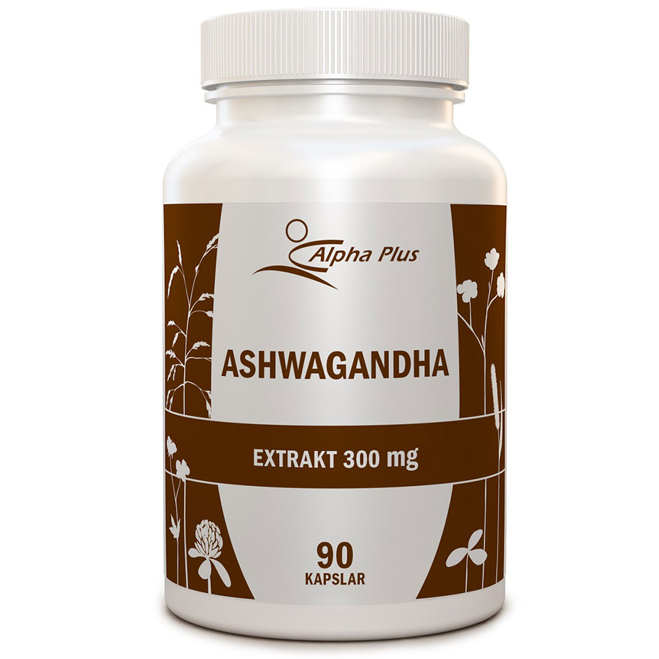 Ashwagandha,  Alpha Plus Kosttillskott & Vitaminer