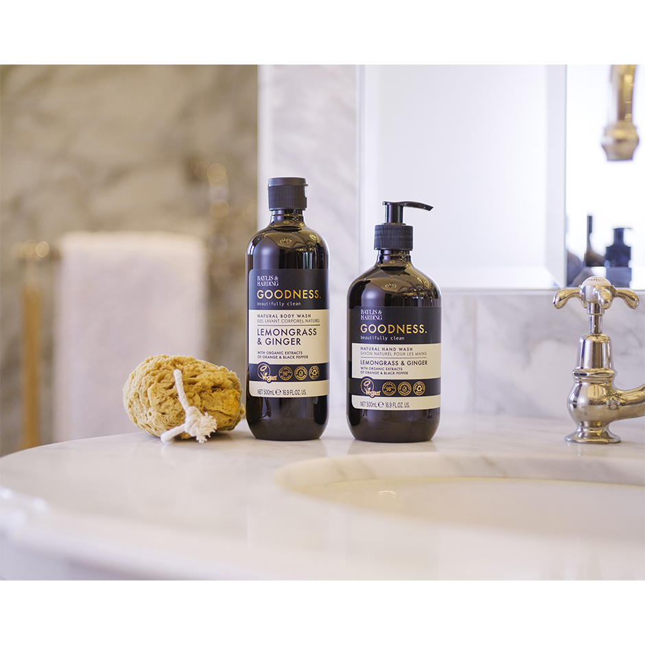 Alternativ bild 1 för Baylis & Harding Goodness Lemongrass & Ginger Body Wash 500 ml
