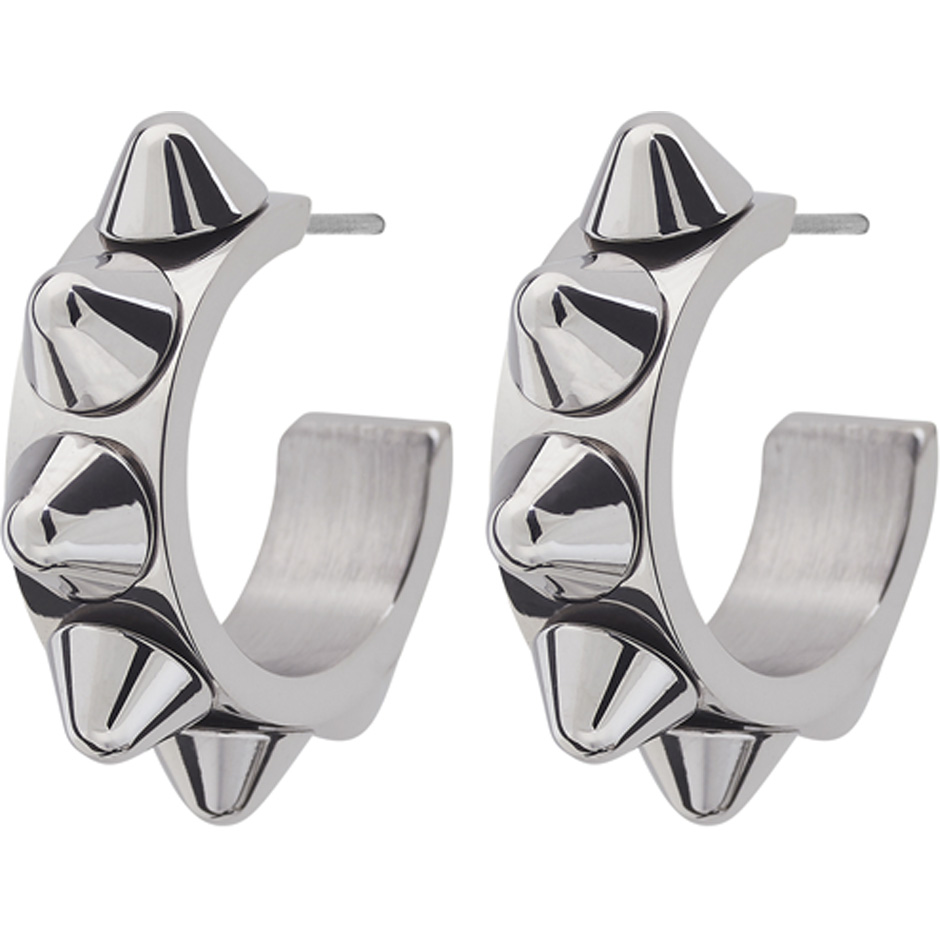 Peak Creole Earrings Small Steel