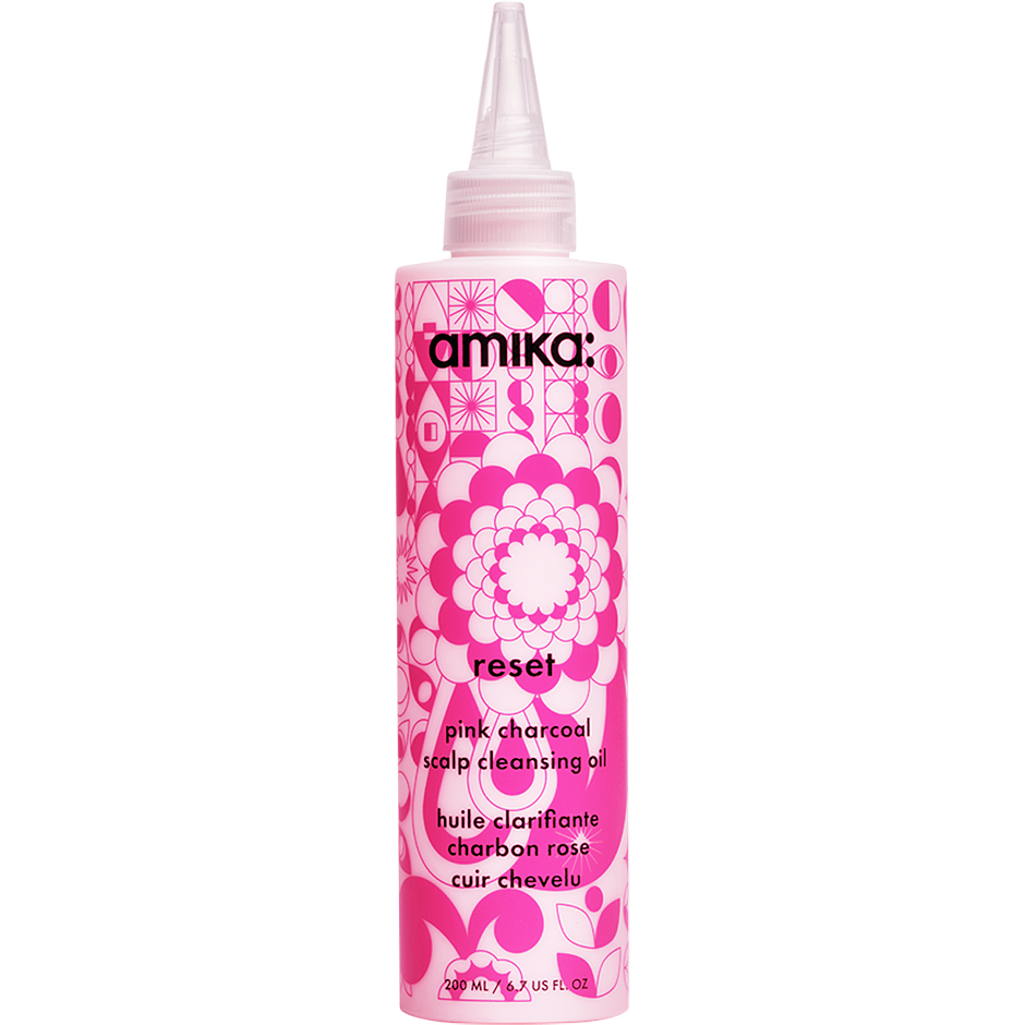 Köp Reset Pink Charcoal Scalp Cleansing Oil,  200 ml Amika Serum & hårolja fraktfritt
