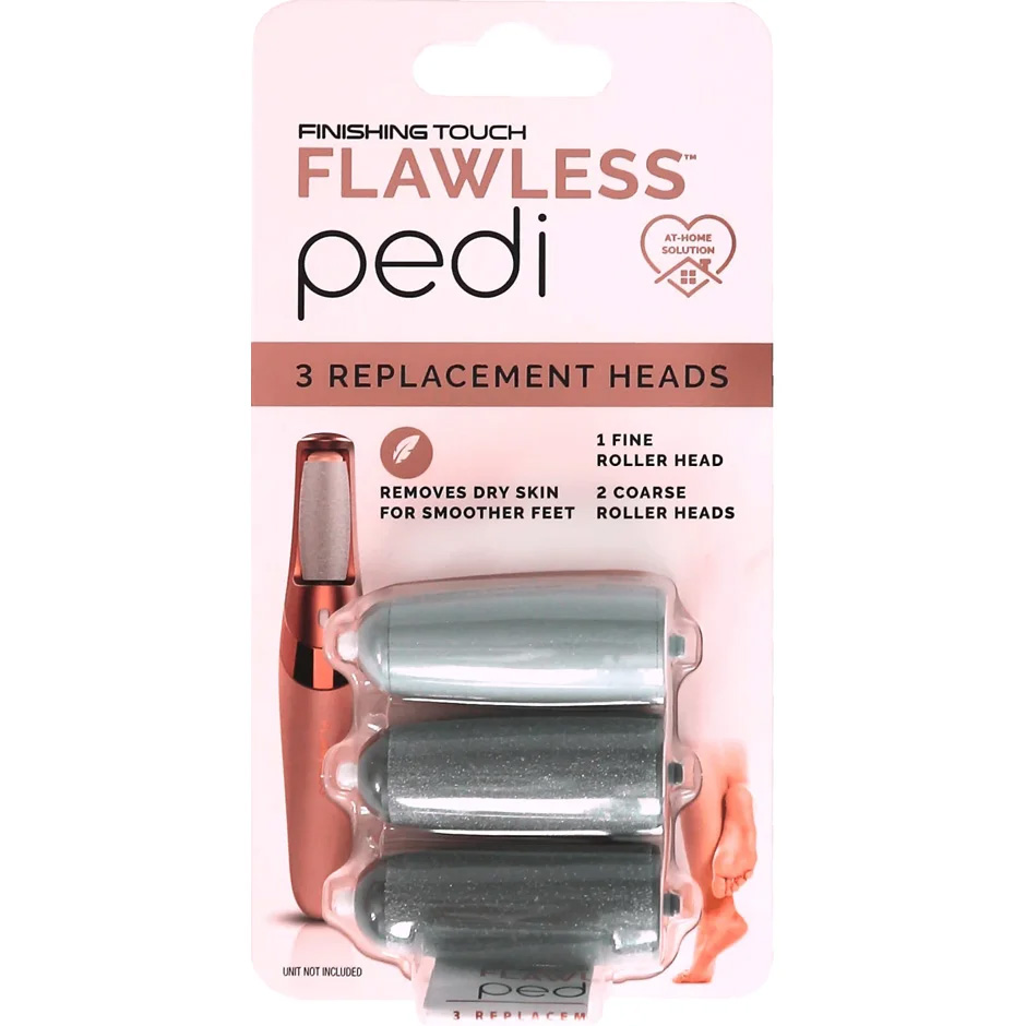 FT Flawless Pedi 3 PCS Replacement Heads,  Flawless Nagelvård