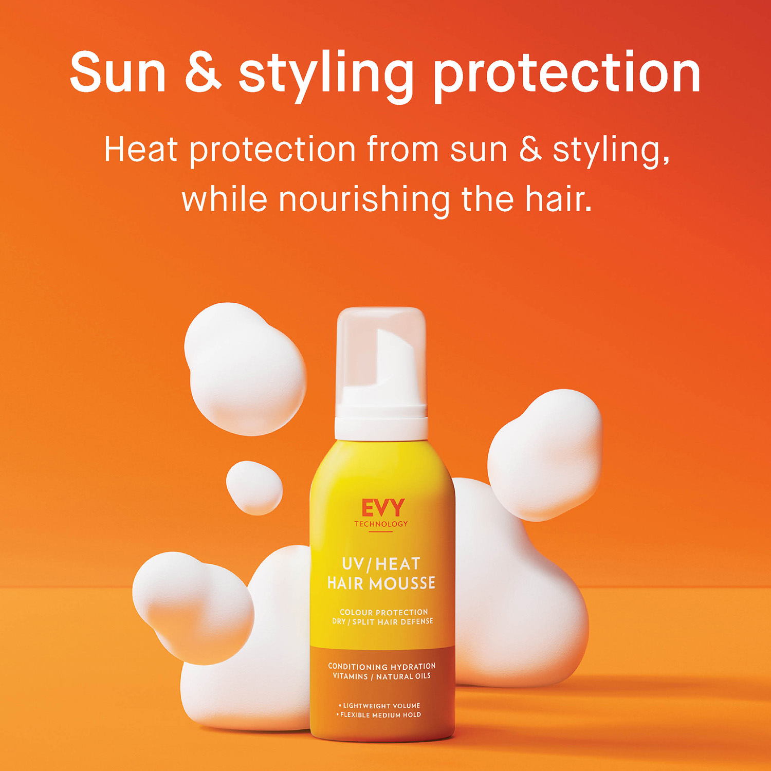 UV Heat Hair Mousse