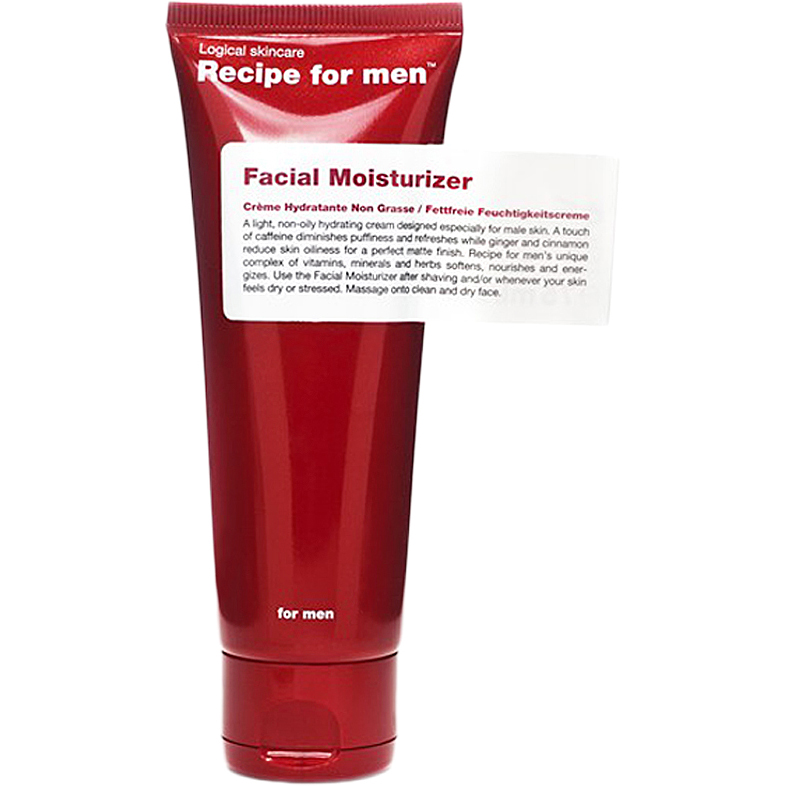 Recipe for Men Facial Moisturizer, 75ml Recipe for men Dagkräm