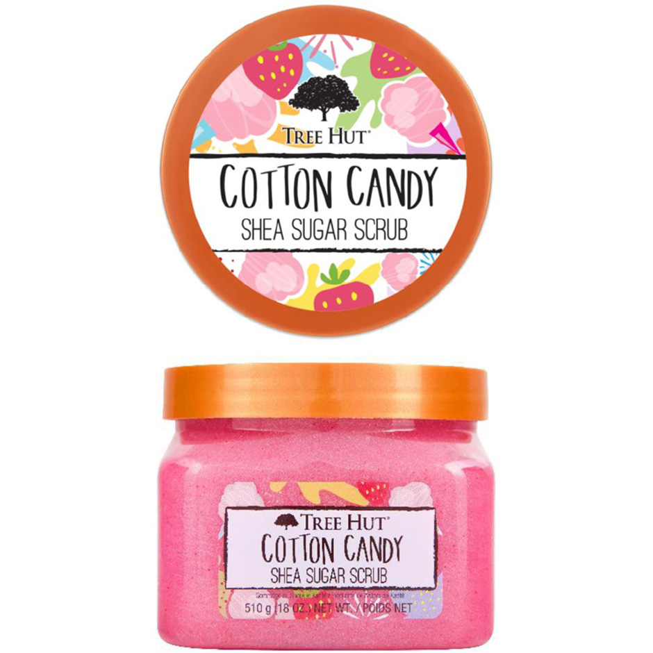 Produktfoto för Tree Hut Shea Sugar Scrub Cotton Candy Shea Sugar Scrub - 510 g