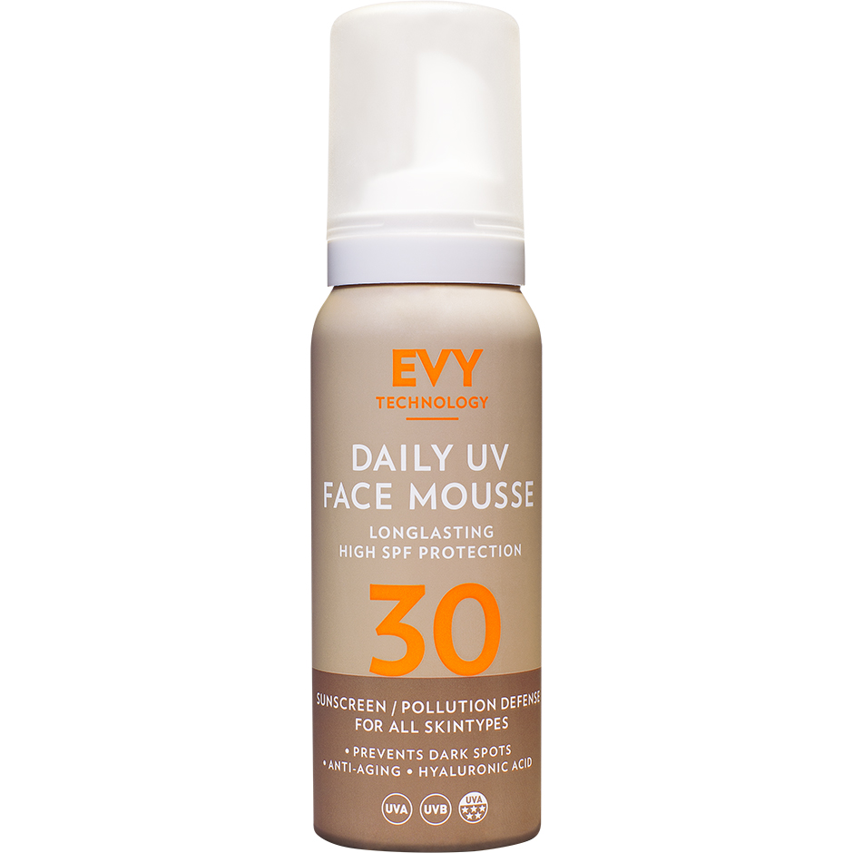 EVY Daily Face Mousse SPF30, 75 ml EVY Technology Solskydd & Solkräm