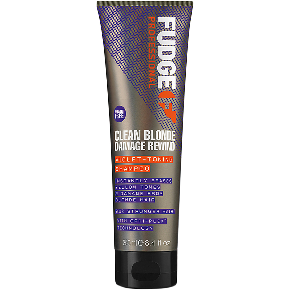 Köp Fudge Clean Blonde Damage Rewind Violet-Toning Shampoo, Damage Rewind Shampoo 250 ml Fudge Shampoo fraktfritt