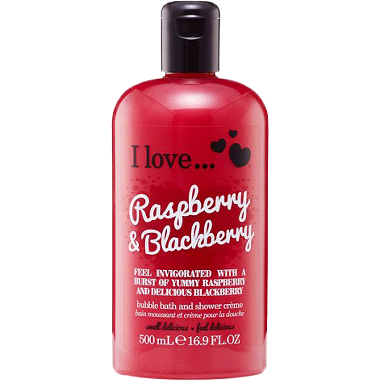 I Love... Raspberry & Blackberry Bath & Shower Crème, 500 ml I love… Badbomber, badskum & badolja