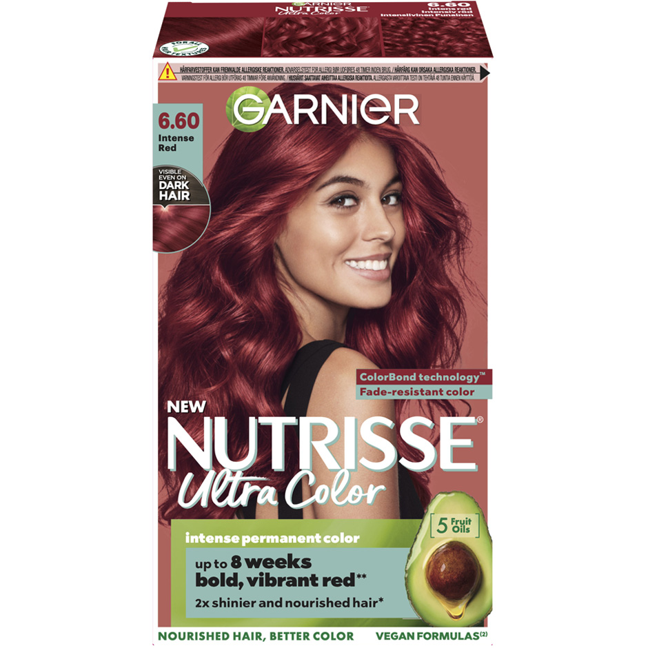 Garnier Nutrisse Ultra Color Intense Red, Garnier Hårfärg