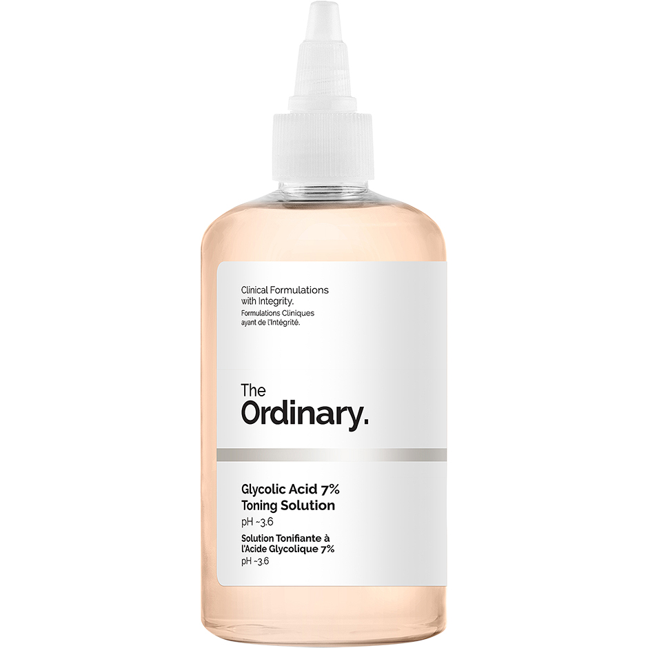 The Ordinary Glycolic Acid 7% Toning Solution, 240 ml The Ordinary Peeling &  Ansiktsskrubb