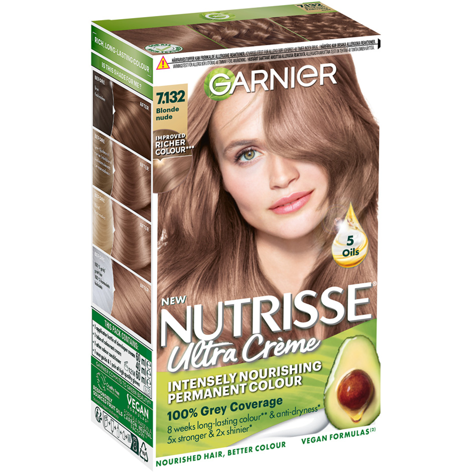 Garnier Nutrisse Cream 7.132 Nude Dark Blonde  Garnier Färg