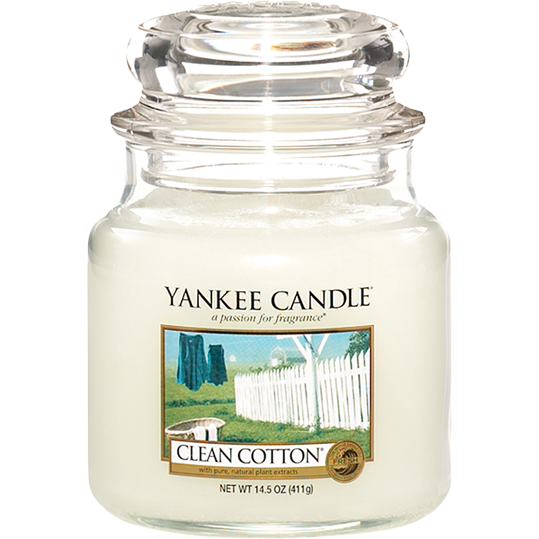 Clean Cotton 411 g Yankee Candle Doftljus