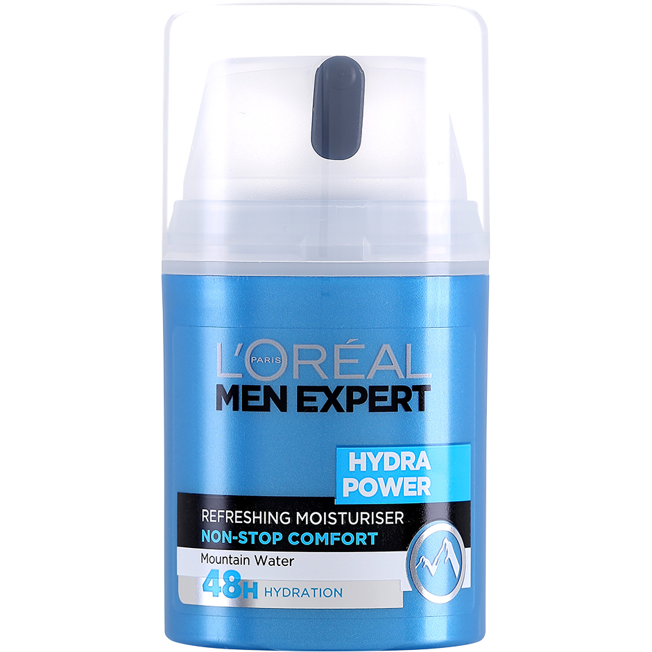 Köp L'Oréal Paris Men Expert Hydra Power Cream, Refreshing Moisturiser Cream 50 ml L'Oréal Paris Dagkräm fraktfritt